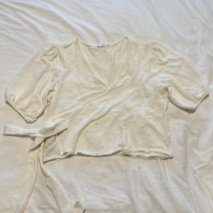 Mango Wrap Bow T-Shirt